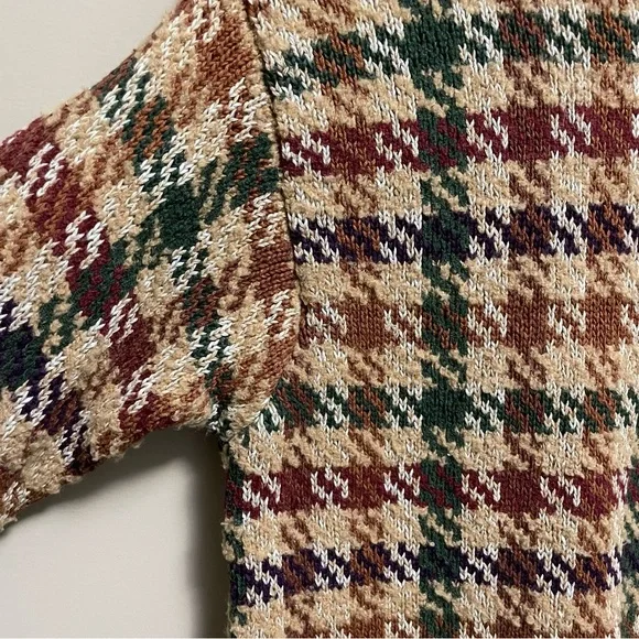 Vintage 90s  Marisa Christina Houndstooth Sweater Women’s Small Fits like XS - Picture 5 of 9